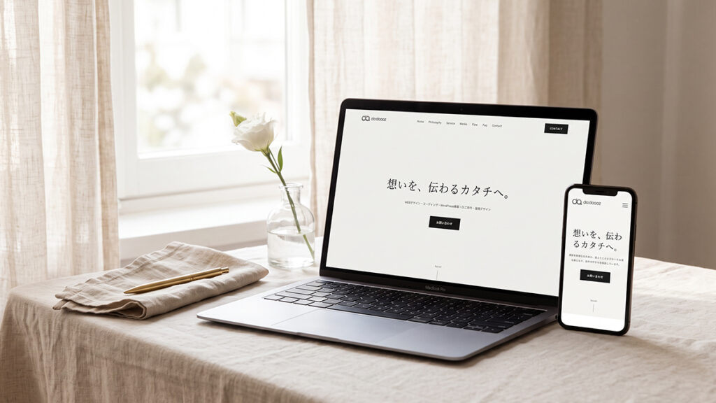 Daaaaz公式サイト構築